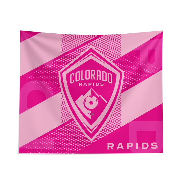 Pixsona Colorado Rapids Pink Motion Tapestry