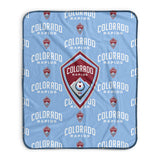 Pixsona Colorado Rapids Repeat Pixel Fleece Blanket