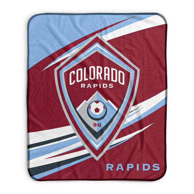 Pixsona Colorado Rapids Velocity Pixel Fleece Blanket