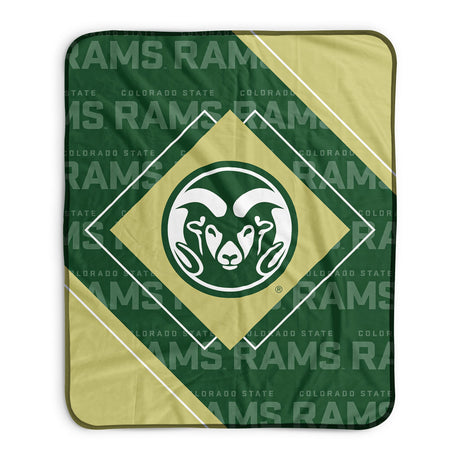 Pixsona Colorado State Rams Boxed Pixel Fleece Blanket