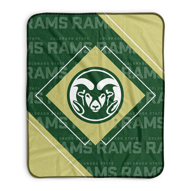Pixsona Colorado State Rams Boxed Pixel Fleece Blanket
