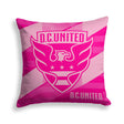 Pixsona D.C. United Pink Motion Throw Pillow