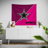 Pixsona Dallas Cowboys Pink Implosion Tapestry | Personalized | Custom