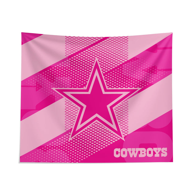 Pixsona Dallas Cowboys Pink Motion Tapestry