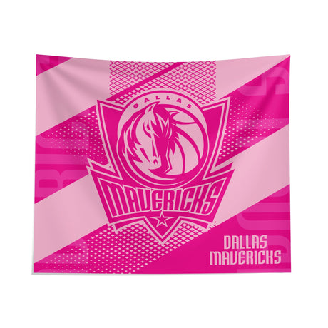 Pixsona Dallas Mavericks Pink Motion Tapestry