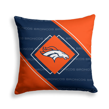 Pixsona Denver Broncos Boxed Throw Pillow