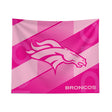 Pixsona Denver Broncos Pink Motion Tapestry