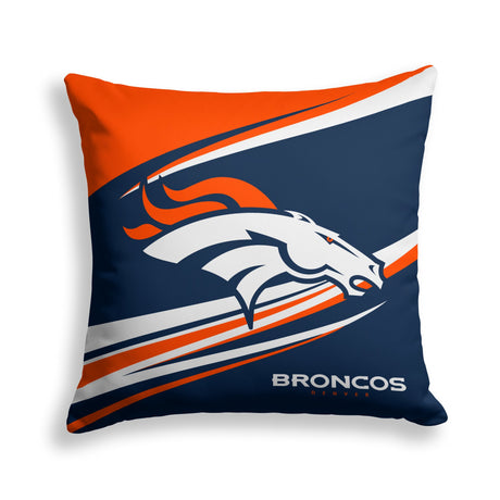 Pixsona Denver Broncos Velocity Throw Pillow