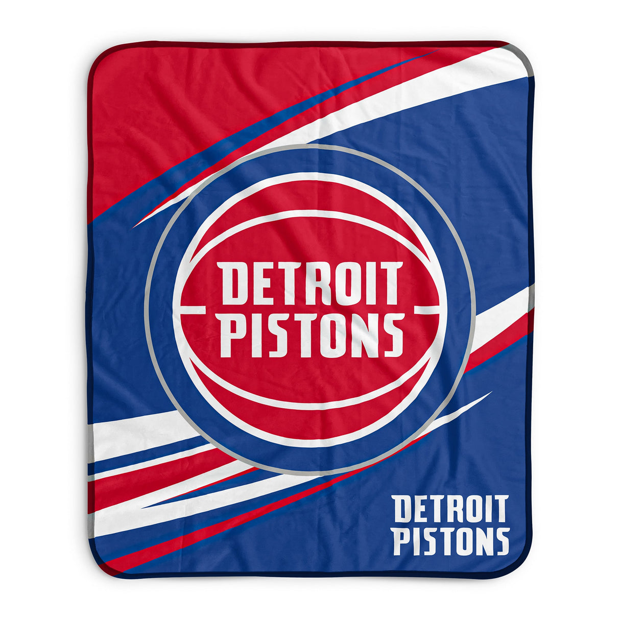 Pixsona Detroit Pistons Velocity Pixel Fleece Blanket