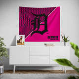 Pixsona Detroit Tigers Pink Implosion Tapestry | Personalized | Custom