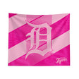 Pixsona Detroit Tigers Pink Motion Tapestry