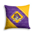 Pixsona East Carolina Pirates Boxed Throw Pillow