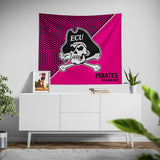 Pixsona East Carolina Pirates Pink Implosion Tapestry | Personalized | Custom