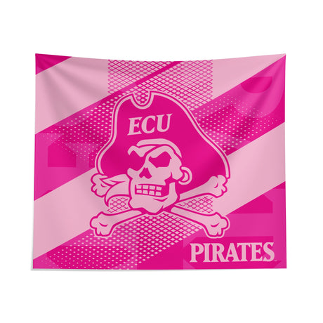 Pixsona East Carolina Pirates Pink Motion Tapestry