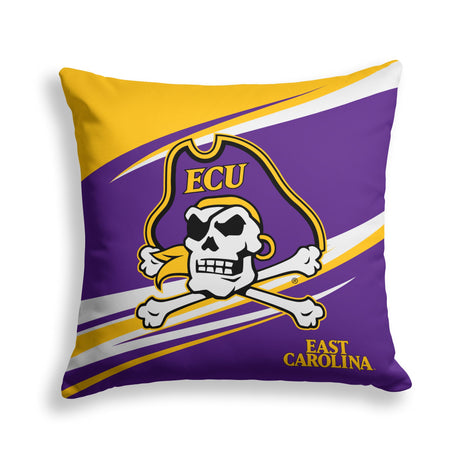 Pixsona East Carolina Pirates Velocity Throw Pillow