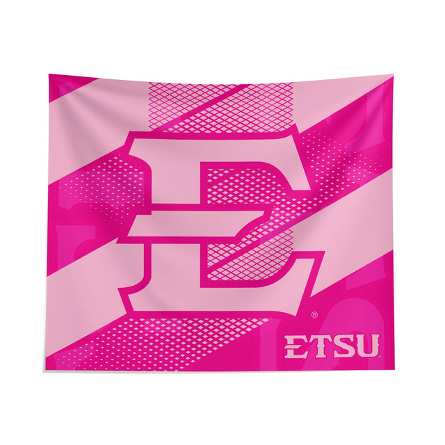 Pixsona East Tennessee Buccaneers Pink Motion Tapestry