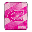 Pixsona Emporia State Hornets Pink Motion Pixel Fleece Blanket