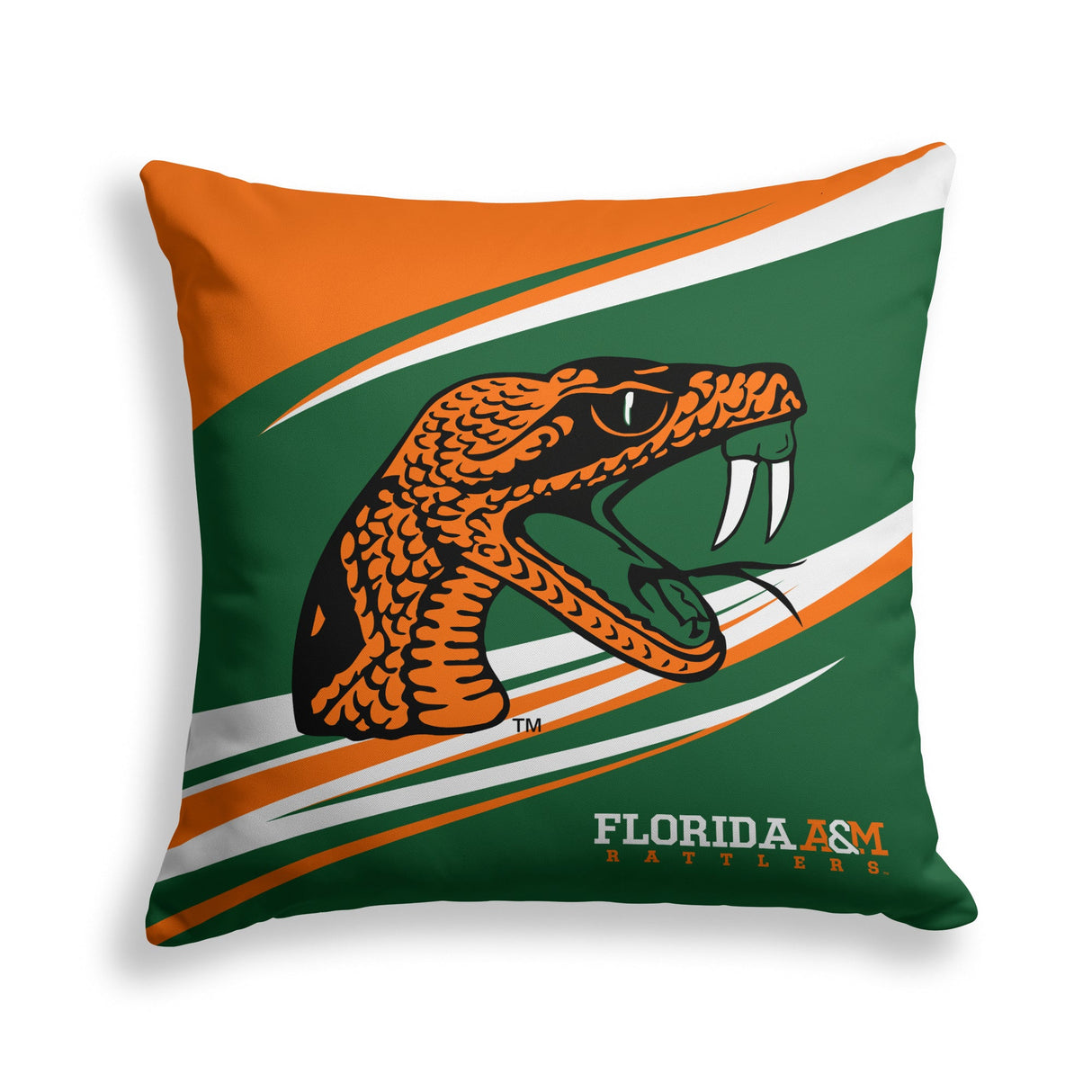 Pixsona FAMU Rattlers Velocity Throw Pillow