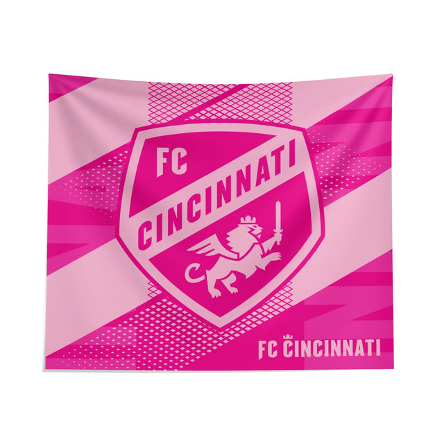 Pixsona FC Cincinnati Pink Motion Tapestry