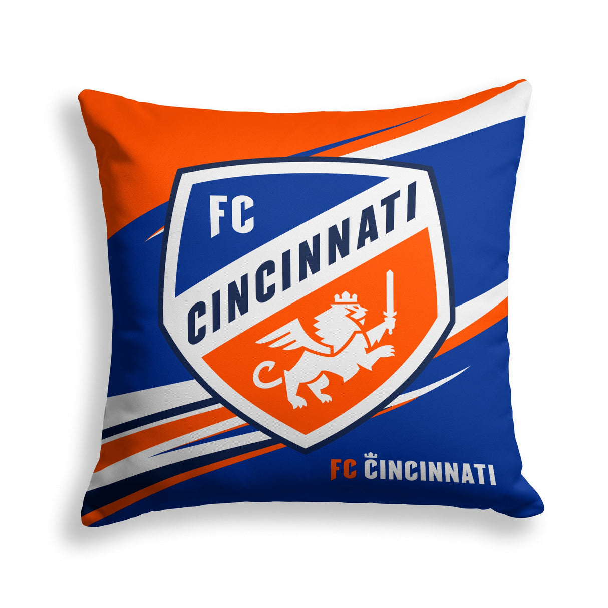 Pixsona FC Cincinnati Velocity Throw Pillow