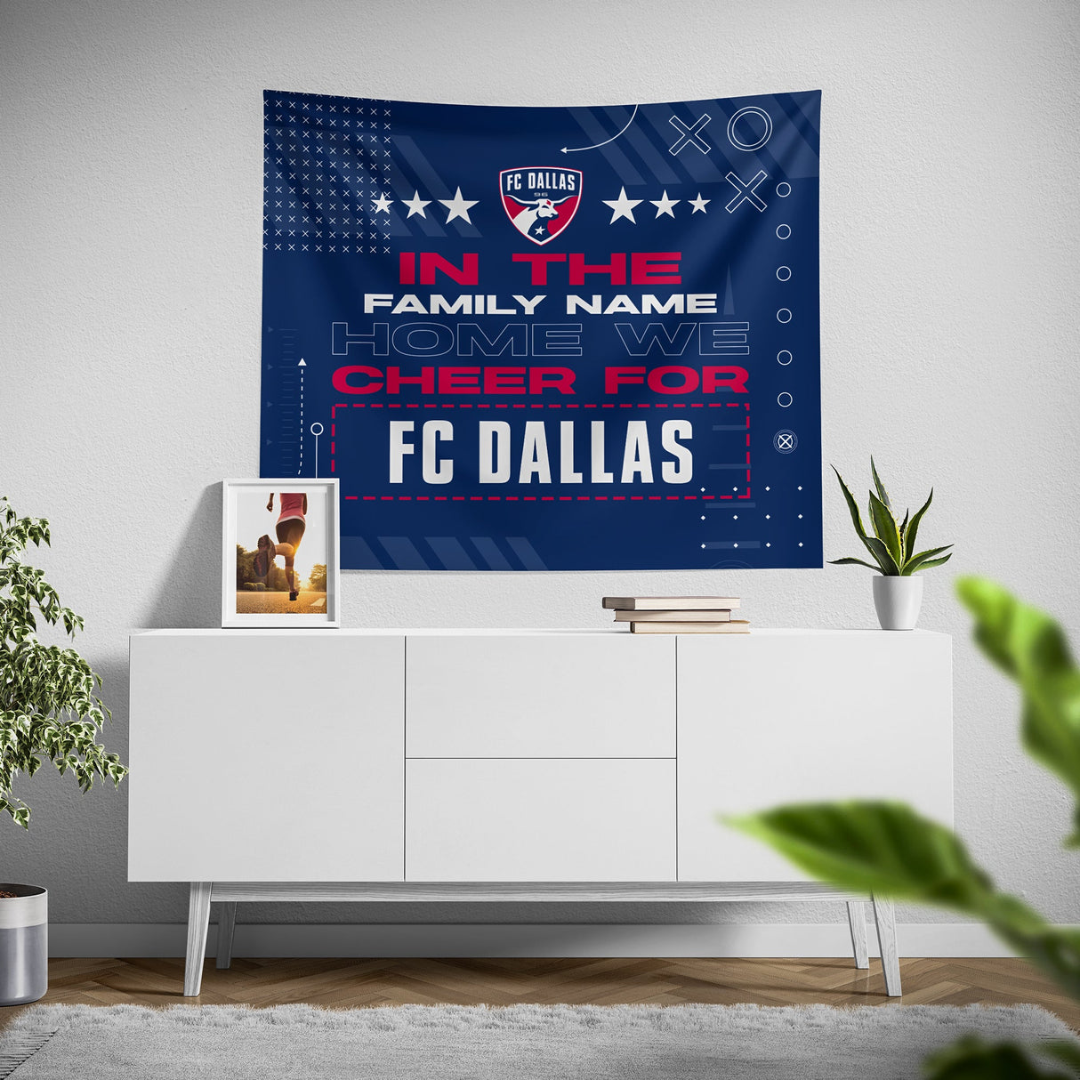 Pixsona FC Dallas Cheer Tapestry | Personalized | Custom