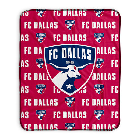 Pixsona FC Dallas Repeat Pixel Fleece Blanket
