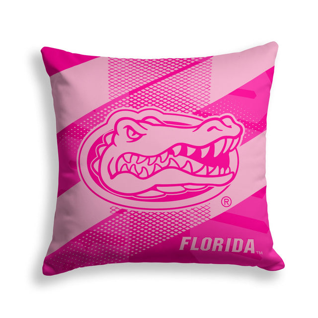 Pixsona Florida Gators Pink Motion Throw Pillow