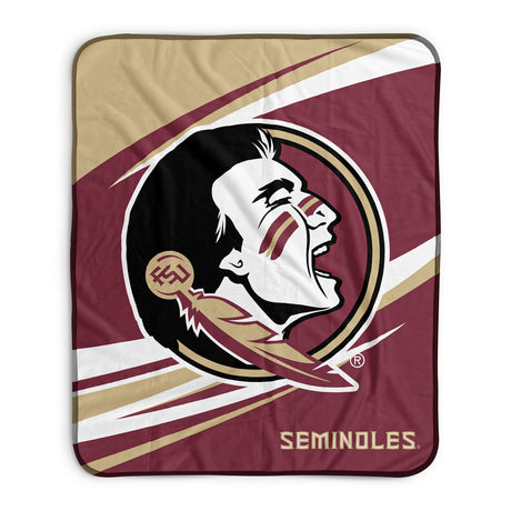 Pixsona Florida State Seminoles Velocity Pixel Fleece Blanket