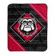 Pixsona Georgia Bulldogs Boxed Pixel Fleece Blanket