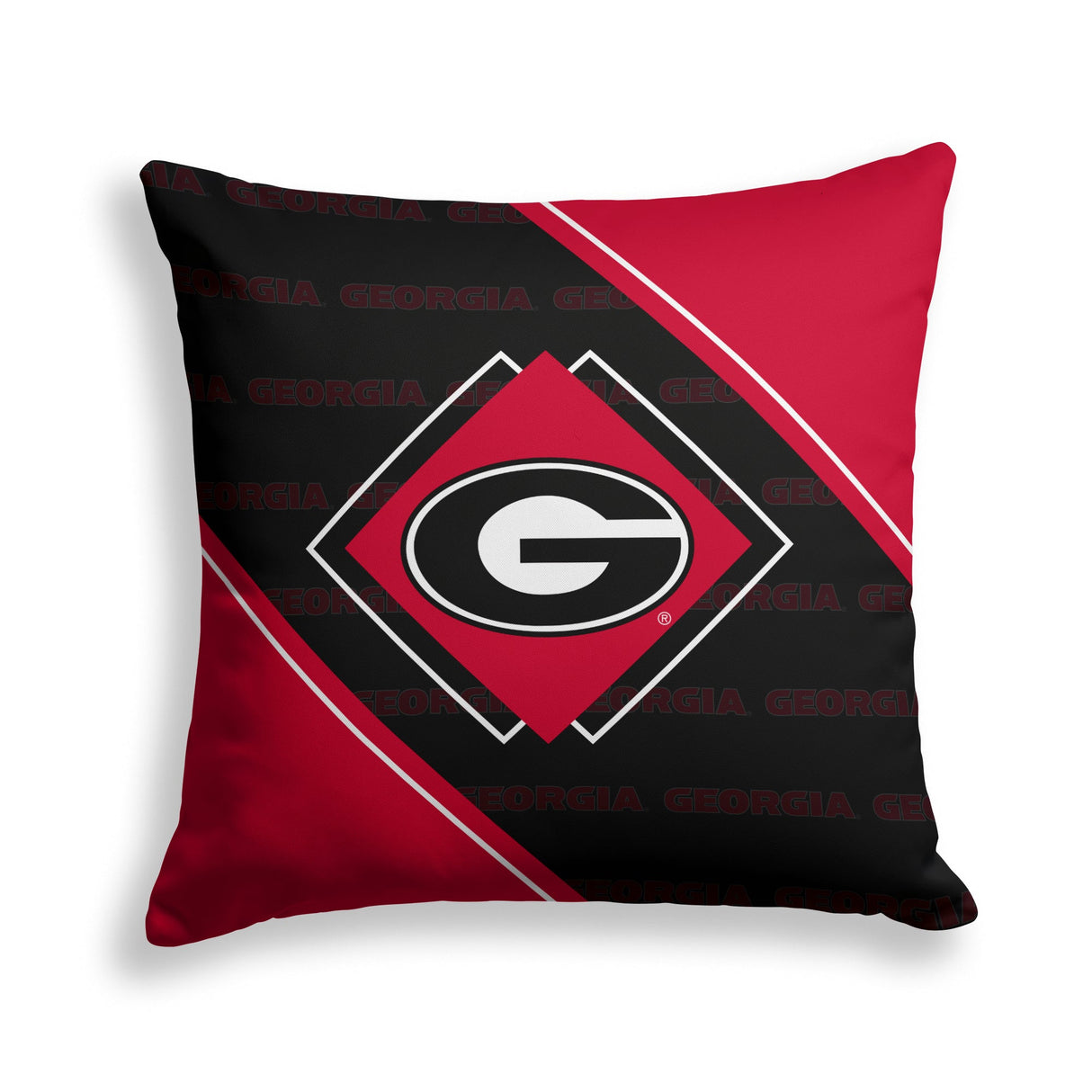 Pixsona Georgia Bulldogs Boxed Throw Pillow