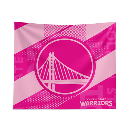 Pixsona Golden State Warriors Pink Motion Tapestry