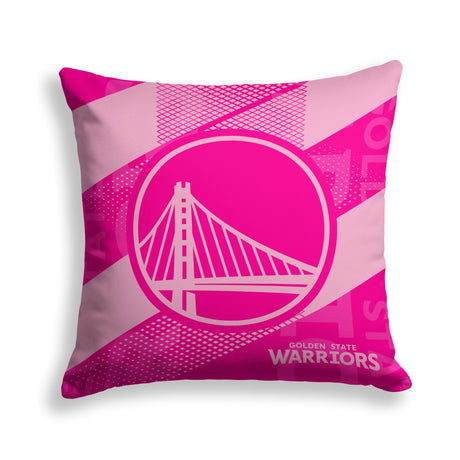 Pixsona Golden State Warriors Pink Motion Throw Pillow