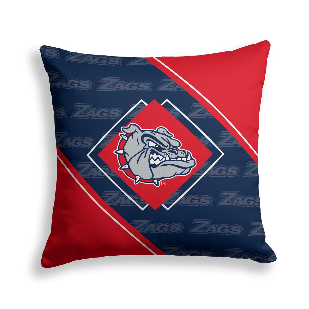 Pixsona Gonzaga Bulldogs Boxed Throw Pillow