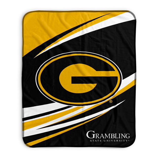 Pixsona Grambling Tigers Velocity Pixel Fleece Blanket