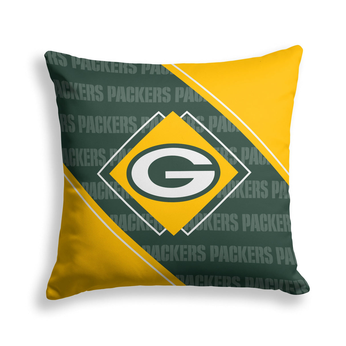 Pixsona Green Bay Packers Boxed Throw Pillow