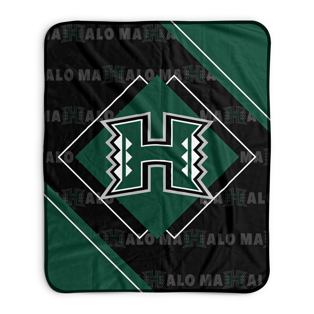 Pixsona Hawaii Rainbow Warriors Boxed Pixel Fleece Blanket