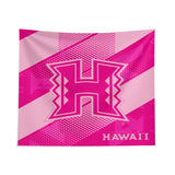 Pixsona Hawaii Rainbow Warriors Pink Motion Tapestry