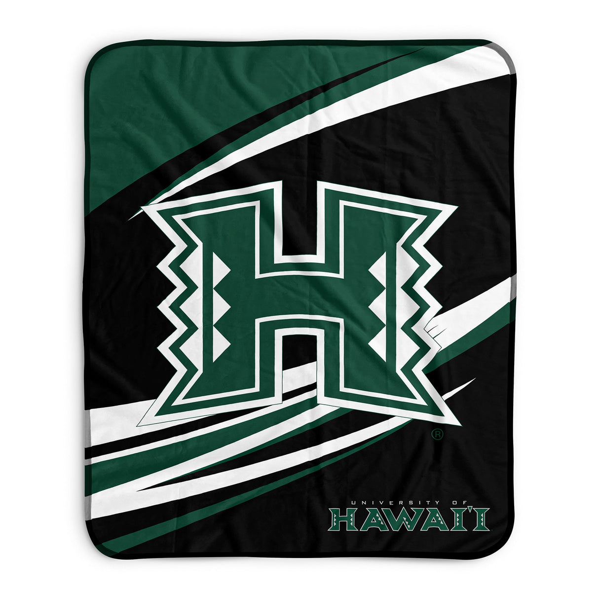 Pixsona Hawaii Rainbow Warriors Velocity Pixel Fleece Blanket