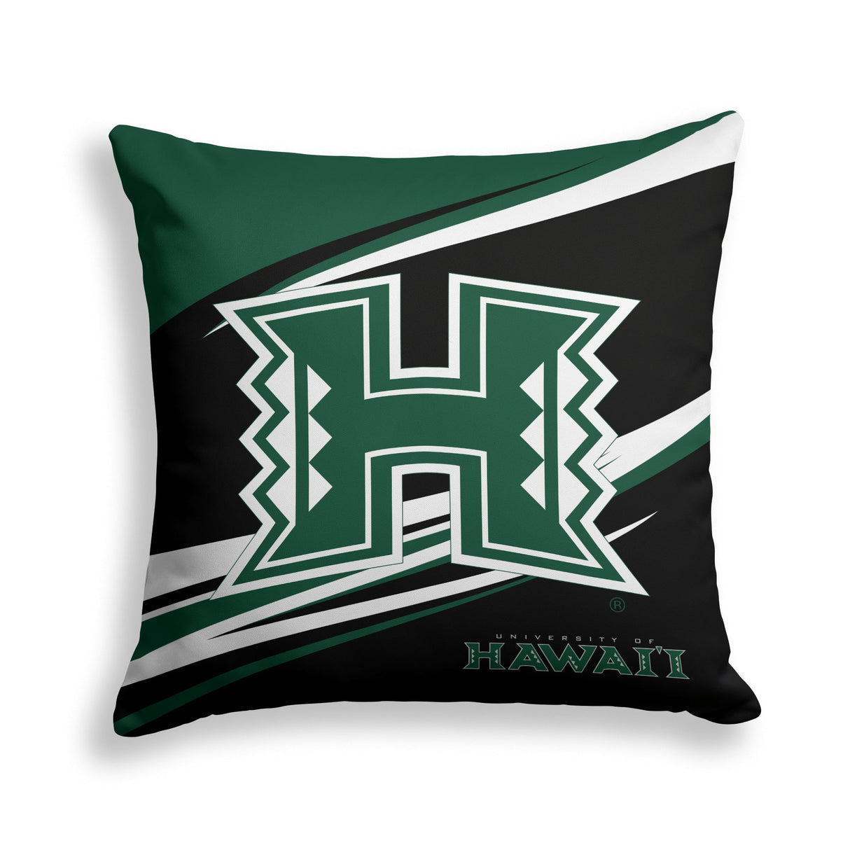 Pixsona Hawaii Rainbow Warriors Velocity Throw Pillow