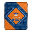 Pixsona Houston Astros Boxed Pixel Fleece Blanket