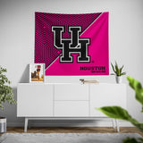 Pixsona Houston Cougars Pink Implosion Tapestry | Personalized | Custom