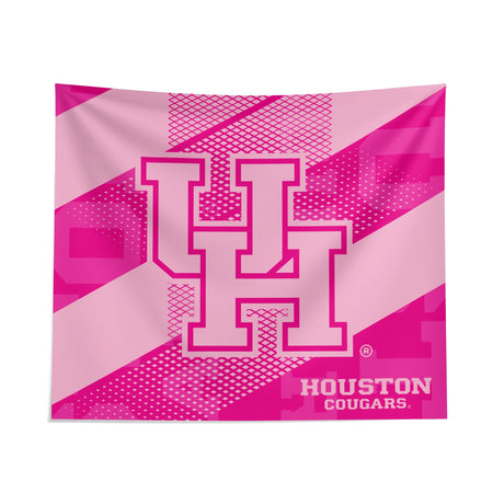 Pixsona Houston Cougars Pink Motion Tapestry