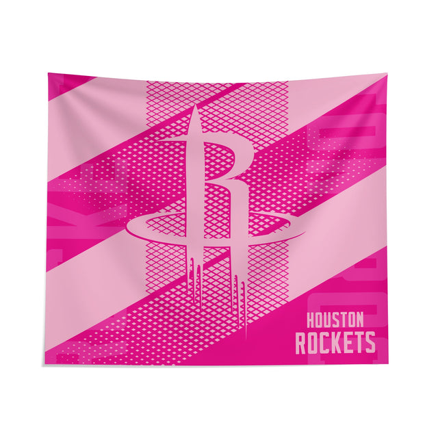 Pixsona Houston Rockets Pink Motion Tapestry