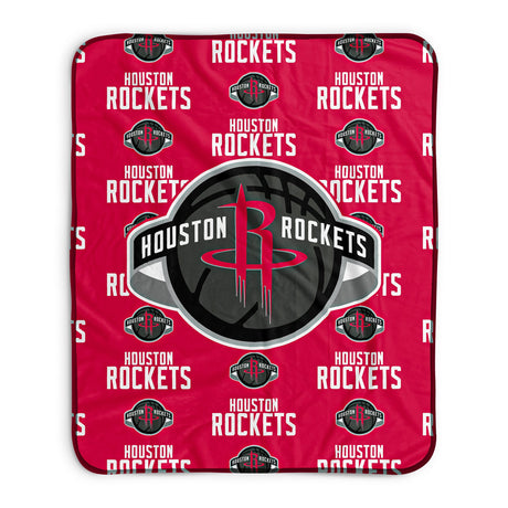 Pixsona Houston Rockets Repeat Pixel Fleece Blanket