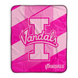 Pixsona Idaho Vandals Pink Motion Pixel Fleece Blanket