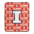 Pixsona Illinois Fighting Illini Repeat Pixel Fleece Blanket