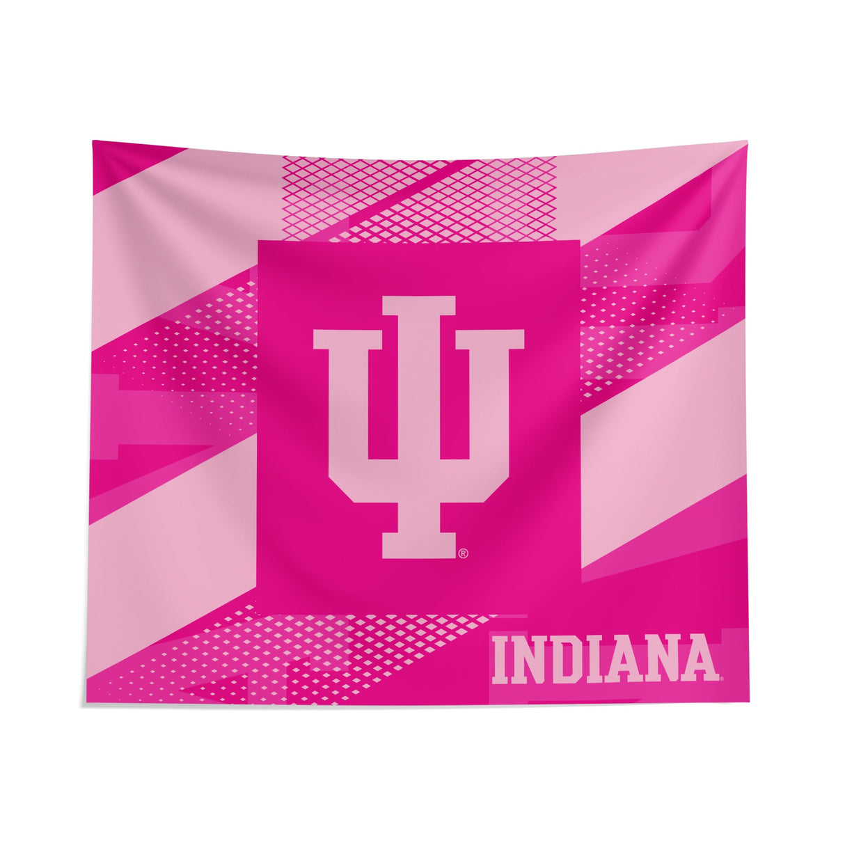 Pixsona Indiana Hoosiers Pink Motion Tapestry