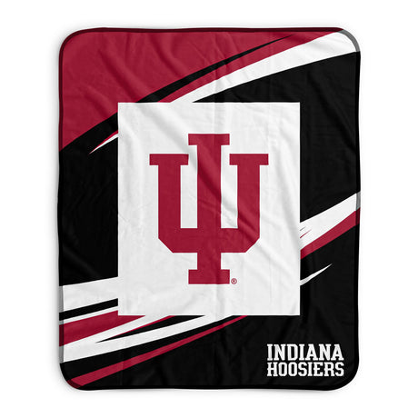 Pixsona Indiana Hoosiers Velocity Pixel Fleece Blanket