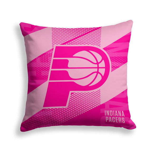 Pixsona Indiana Pacers Pink Motion Throw Pillow