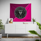 Pixsona Inter Miami CF Pink Implosion Tapestry | Personalized | Custom